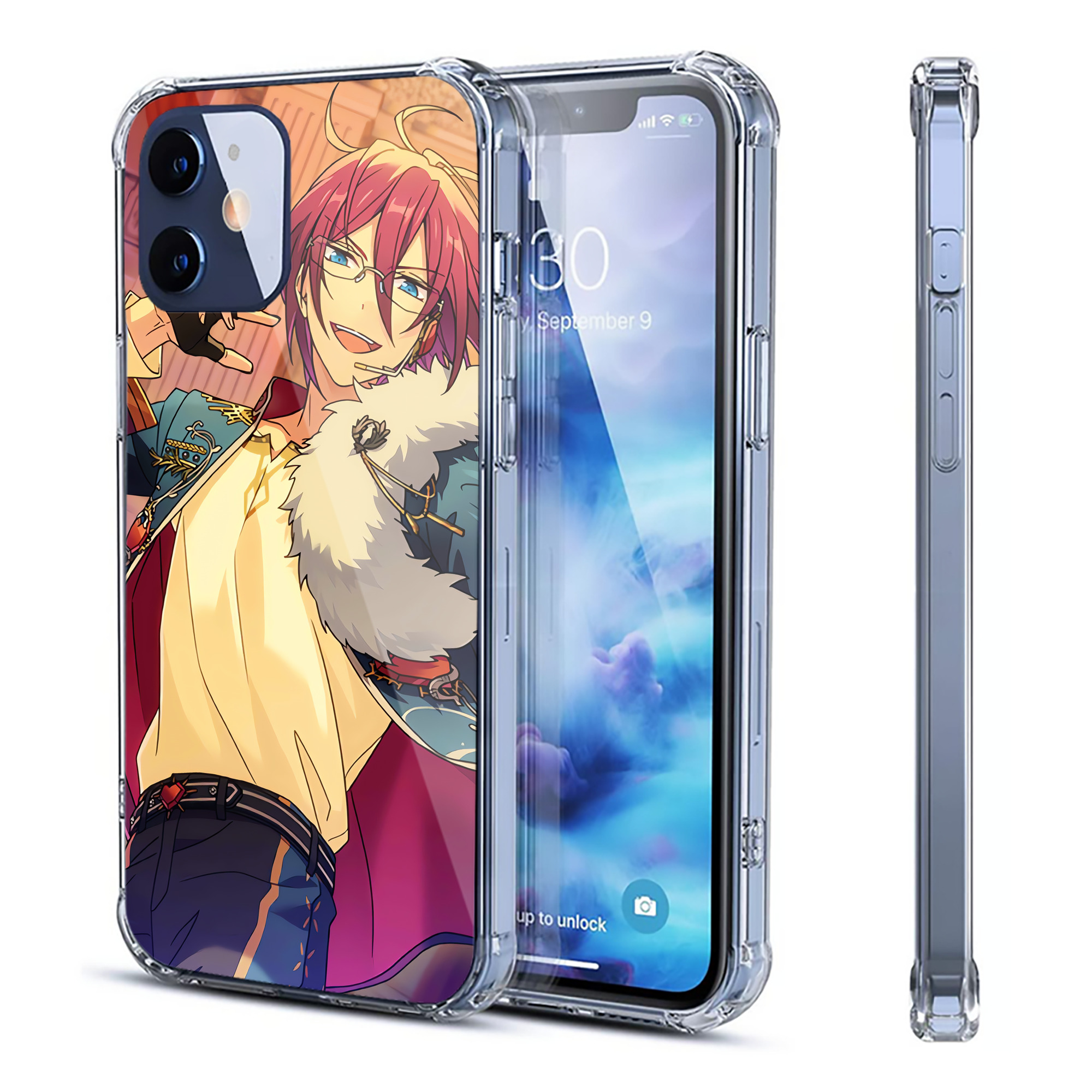 （画像用） あんさんぶるスターズ! Ensemble Stars 【iPhone 12シリーズ対応】透明スマホケース（クリアソフトケース）